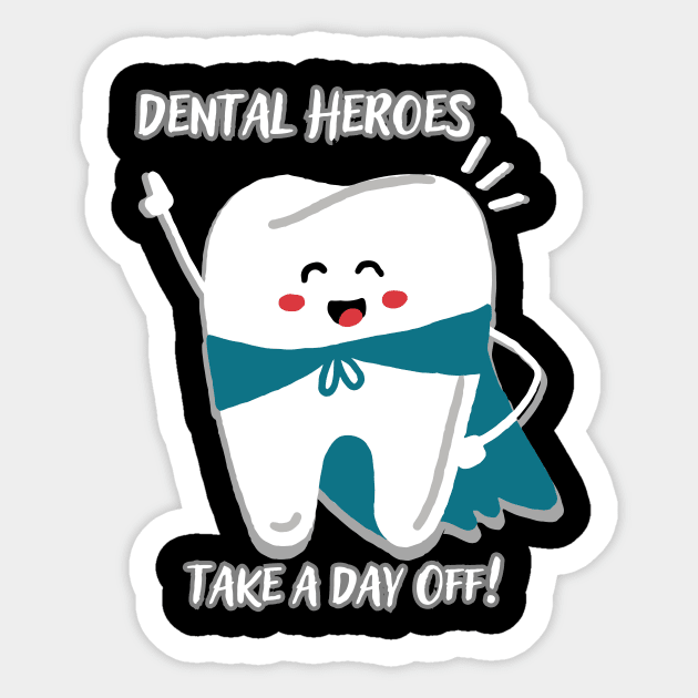 dental heroes Sticker by Skandynavia Cora